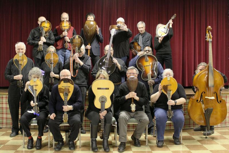 Providence Mandolin Orchestra w instruments